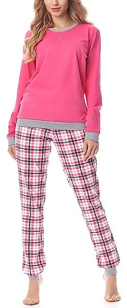 Merry Style Schlafanzug Damen Pyjama MS10-168 aus Baumwolle günstig online kaufen
