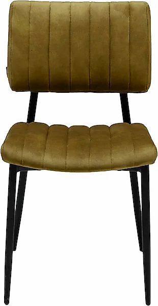 OMG Design Esszimmerstuhl »Ivan«, (Set), 1 St., Stoff, pflegeleichter Samtv günstig online kaufen