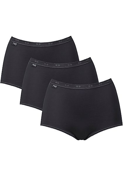 sloggi Maxislip "Basic+", (3er Pack), perfekter Sitz, Baumwollmischung, wei günstig online kaufen