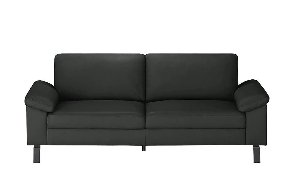 Max Schelling Ledersofa mit Winkelfüßen Maximum ¦ schwarz ¦ Maße (cm): B: 2 günstig online kaufen