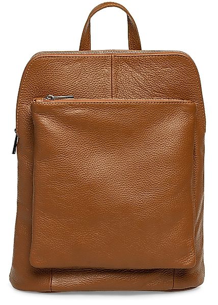 Caspar Cityrucksack Damen Leder Backpack Schultertasche günstig online kaufen
