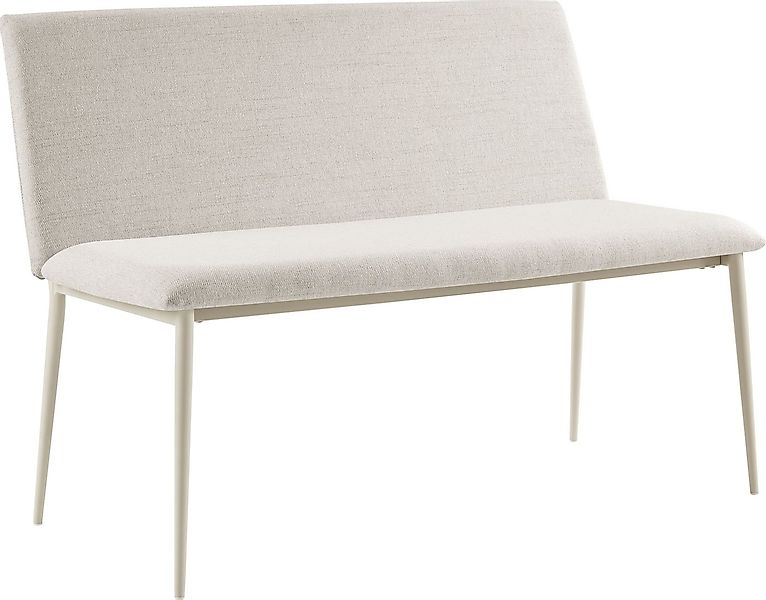 OTTO home Essgruppe Kryce, (Set, 4-tlg., 120 cm Esstisch + 2 Stühle + Bank) günstig online kaufen