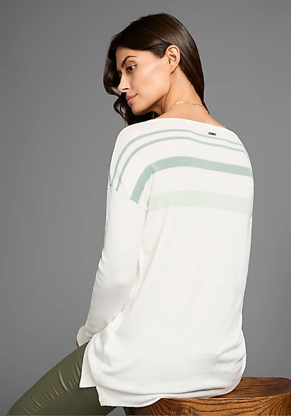 Laura Scott Strickpullover in Streifen-Design mit günstig online kaufen
