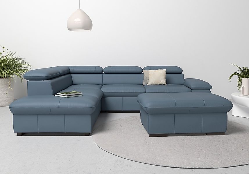 Home affaire Ecksofa "Alberto L-Form", mit Kopfteilverstellung, wahlweise m günstig online kaufen