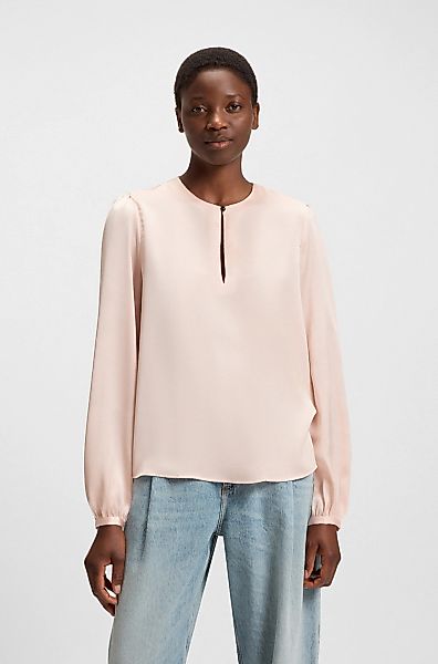 BOSS ORANGE Klassische Bluse "Bonnie Premium Damenmode", mit geschlitztem R günstig online kaufen