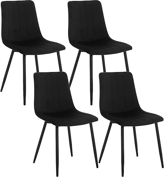 Klihome Polsterstuhl (4 St), Küchenstuhl, Wohnzimmerstuhl, günstig online kaufen