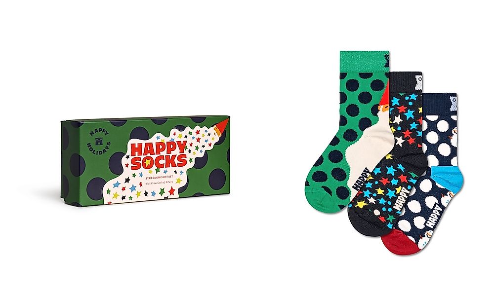 Happy Socks Socken "Holiday Fun" 3er Pack, mit weihnachtlichen Motiven günstig online kaufen