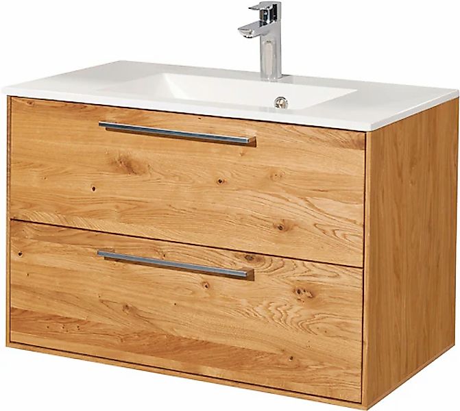 BASIC by Balculina Waschtisch »Yukon« 2 Stk. tlg. Breite 80 cm,mit Waschbec günstig online kaufen