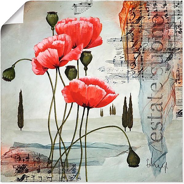 Artland Wandbild "Klatschmohn", Blumen, (1 St.) günstig online kaufen