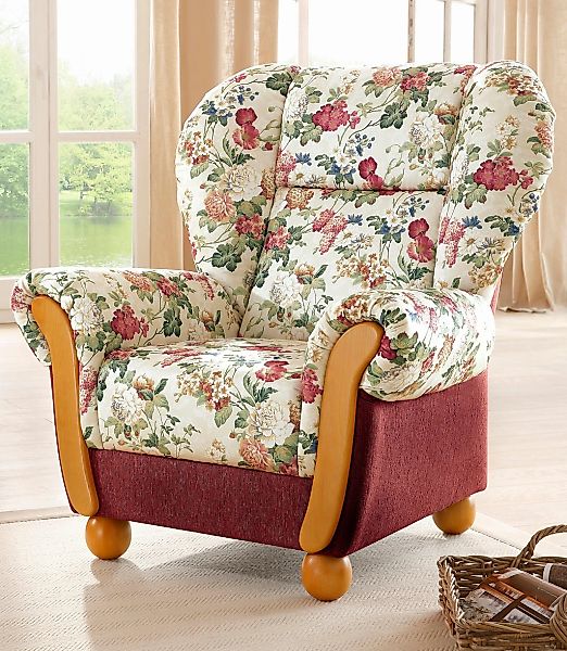 Home affaire Sessel "Milano, Ohrensessel", Hochlehnsessel günstig online kaufen