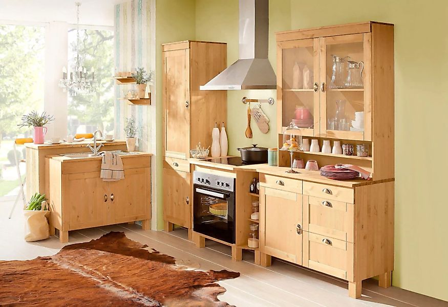 Home affaire Küchenzeile »Oslo«, Breite 350 cm, in 2 Tiefen, ohne E-Geräte günstig online kaufen