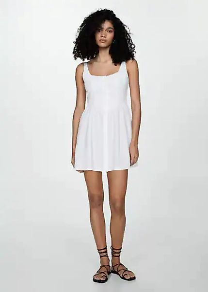 Kurzes Kleid mit Textur günstig online kaufen