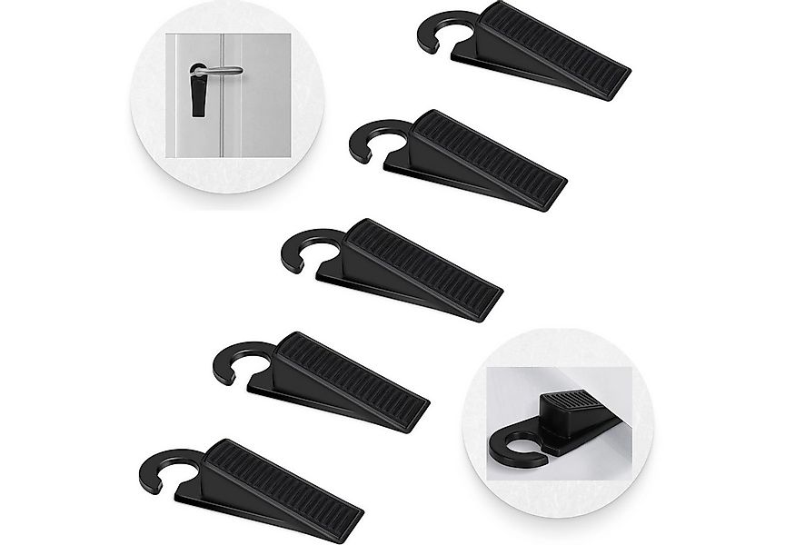 HOPS Bodentürstopper (5er Set), Türkeil - Door Stopper, Kunststoff Keile, T günstig online kaufen