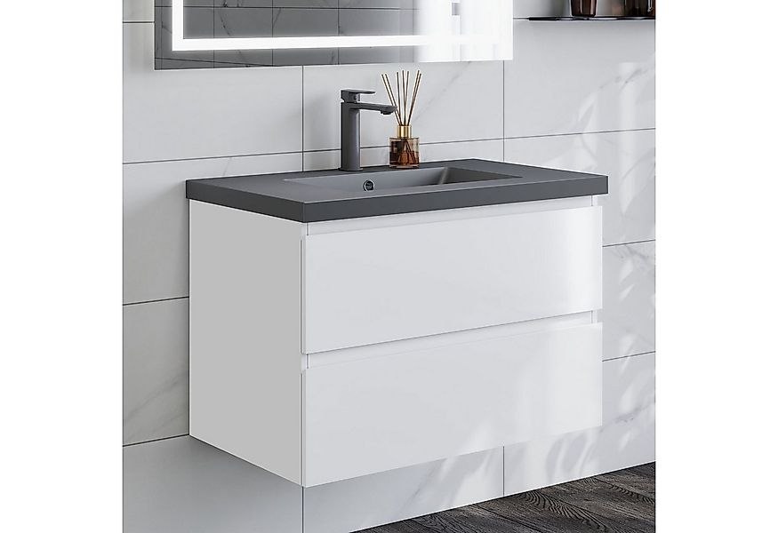 duschspa Waschtisch Waschbecken mit Unterschrank Badschrank Waschplatz Badm günstig online kaufen