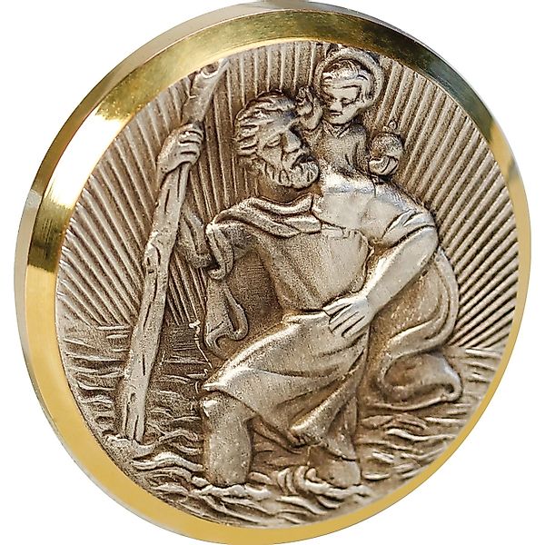 Cartrend Plakette Christophorus Ø 5,5 cm günstig online kaufen