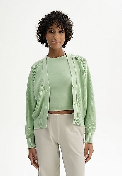 MELA Cardigan Rippstrick Cardigan BHUMA Gerippte Bündchen und gerippter Sau günstig online kaufen