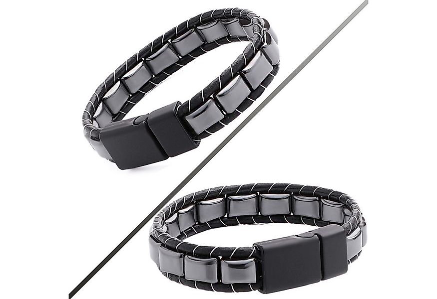 NAHLE Lederarmband Lederarmband Hämatit Armband (1-tlg), aus Echtleder, mit günstig online kaufen