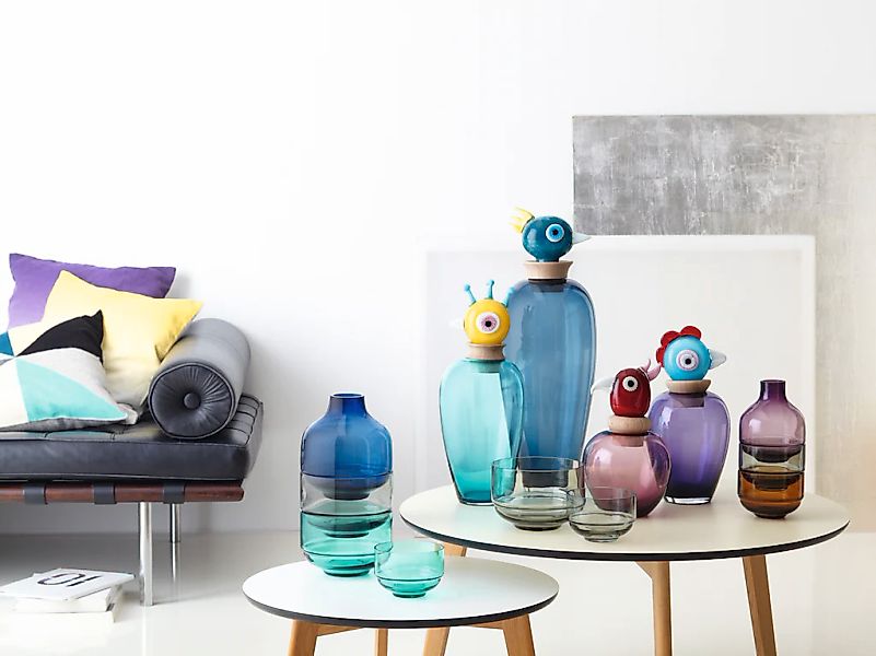 LEONARDO Tischvase »PAPAGENO, Vogelvase Pina, lila«, (1 St.), handgefertigt günstig online kaufen