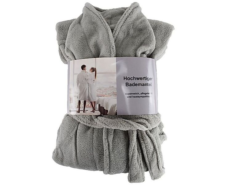 Marabellas Shop Bademantel Hochwertiger Bademantel mit weicher Struktur in günstig online kaufen