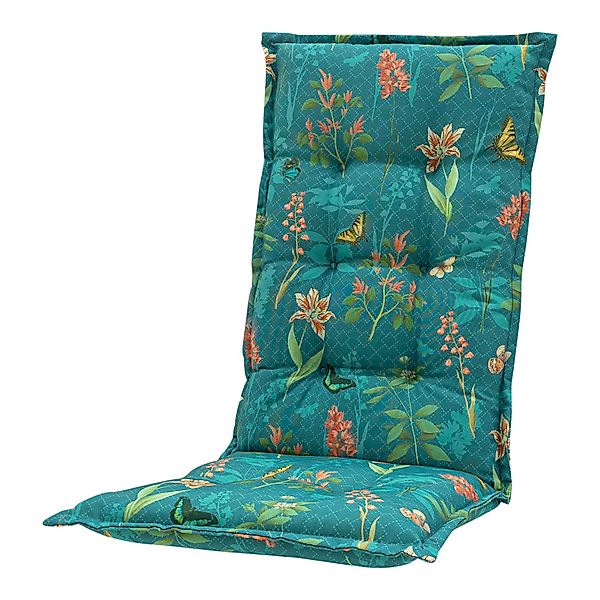 Best Freizeitmöbel Sitzauflage für Stuhl mit Rückenlehne 120 cm x 50 cm Bla günstig online kaufen
