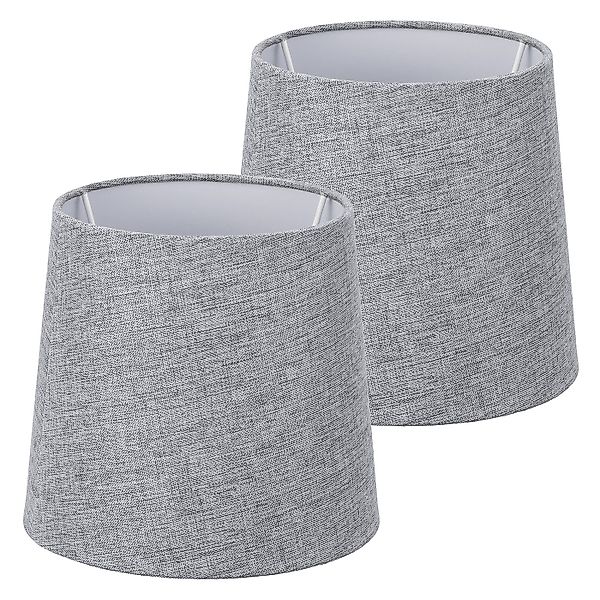 Navaris Lampenschirm 2x Lampenschirm aus Leinen - 2er Pack E14 Lampen Schir günstig online kaufen