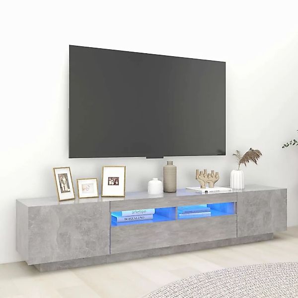 vidaXL TV-Schrank TV-Schrank mit LED Leuchten günstig online kaufen