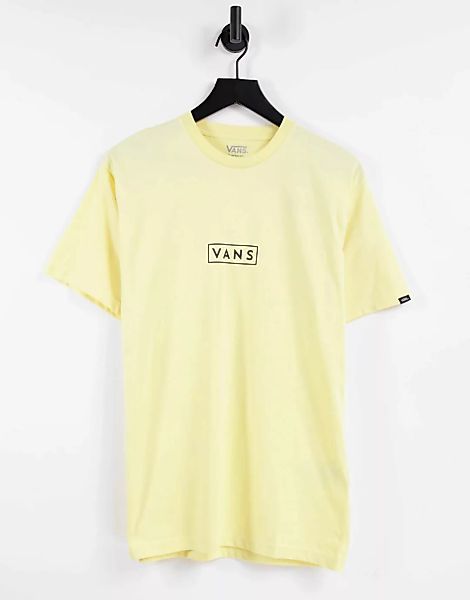 Vans Classic – Easy Box – T-Shirt in Gelb günstig online kaufen