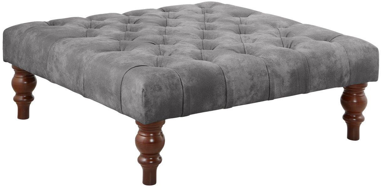 Home affaire Polsterhocker "Chesterfield" mit Knopfheftung, auch in Leder günstig online kaufen