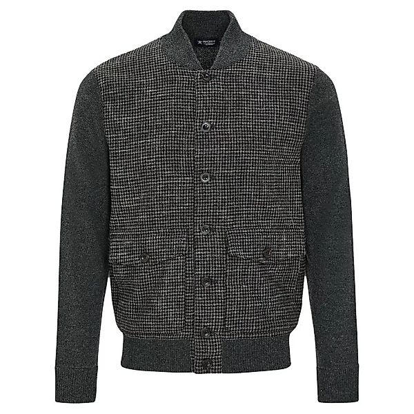 Hackett Fabric/knt Fb Varsity Pullover M Charcoal günstig online kaufen
