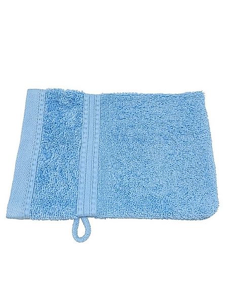 Julie Julsen Handtuch 1-Handtuch-Himmelblau-Waschhandschuh 15 x 21 cm, Bio- günstig online kaufen
