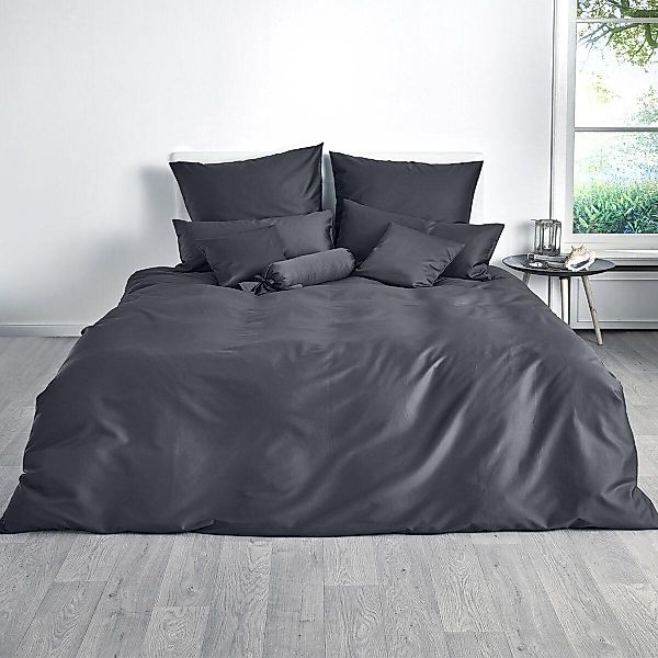 TRAUMSCHLAF Bettwäsche Uni, Mako Satin, 2 günstig online kaufen