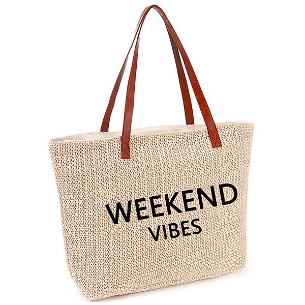 ZEUOPQ Strandtasche Große Damen Korbtasche Schultertasche günstig online kaufen
