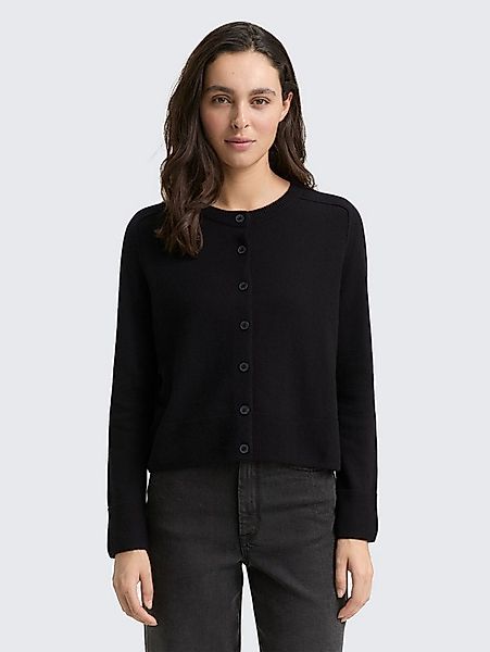 TOM TAILOR Cardigan Pullover & Strickjacken Cardigan mit Kaschmir-Anteil günstig online kaufen