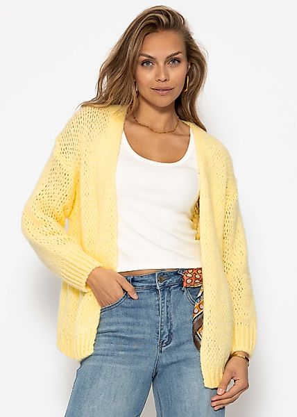 SASSYCLASSY Cardigan Oversize Cardigan aus Strick günstig online kaufen