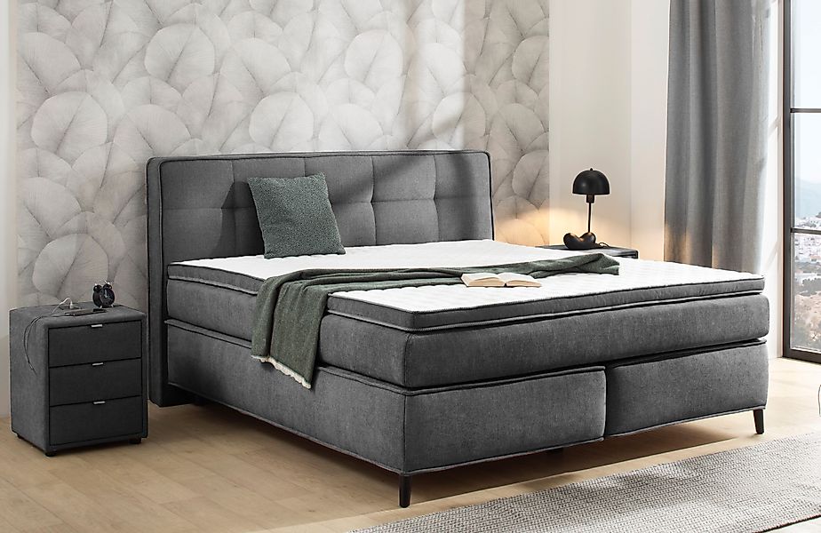 Jockenhöfer Gruppe Boxspringbett "Romana, inkl. 7-Zonen-TTFK-Matratze", KS- günstig online kaufen