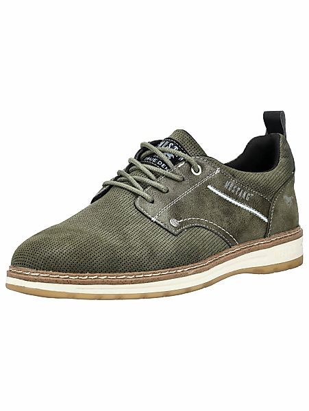 Mustang Shoes Schnürschuh "Mustang Shoes Halbschuhe Lederimitat" günstig online kaufen
