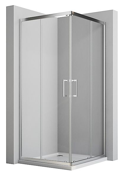 Boromal Eckdusche Duschkabine ecke 90x90 cm günstig online kaufen