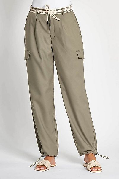 Zhrill Stoffhose ZHULLA Sommerhose mit Kordelzug + Schriftzug am Bund günstig online kaufen