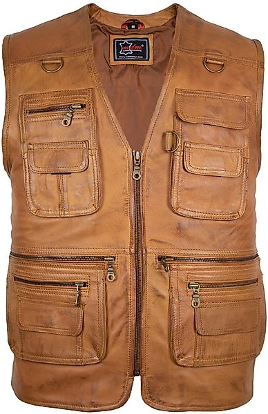 MDM Lederweste HerrenOutdoor Jagd Lederweste Freizeit günstig online kaufen