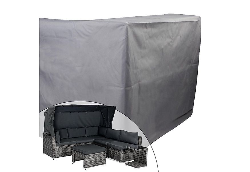 BRAST Sonneninsel Lounge Set 2-6 Personen 30 LEDs + Kissen, 230cm viele Far günstig online kaufen