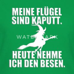 Spreadshirt T-Shirt Hexe Mit Besen Lustiger günstig online kaufen