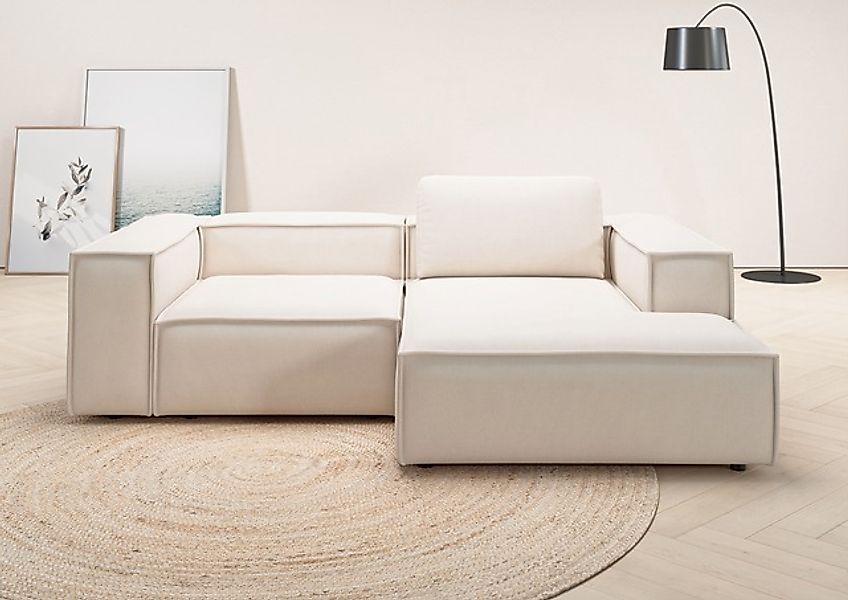 Places of Style Ecksofa »Watertown, kompakte L-Form, 246 cm breite für klei günstig online kaufen