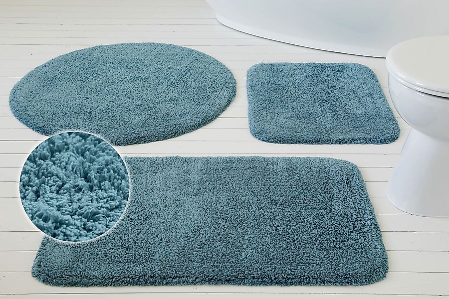 my home Badematte »Kian«, fußbodenheizungsgeeignet, Badvorleger, Badteppich günstig online kaufen