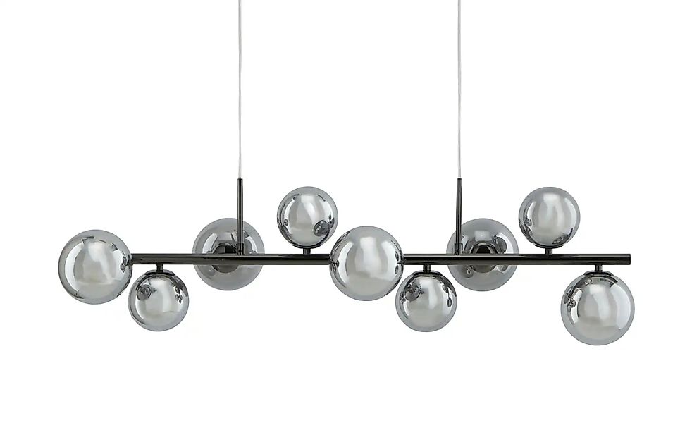 Meisterleuchten Pendelleuchte  9-flammig  schwarzchrom  Rauchglas  Hins Bla günstig online kaufen