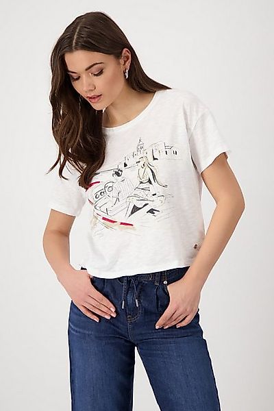 Monari T-Shirt Shirt Frau + Boot Flamme Mit Rundhalsausschnitt günstig online kaufen
