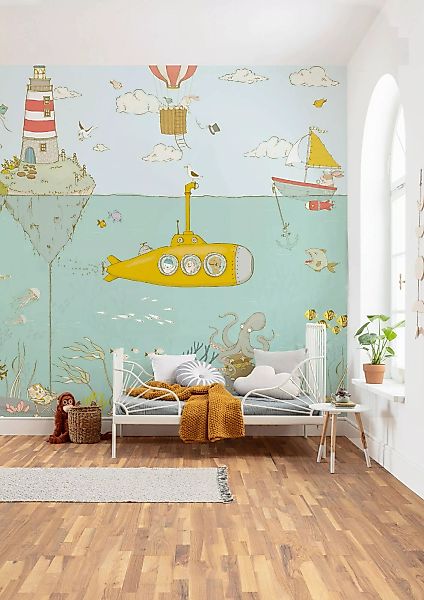 Komar Vliestapete »Digitaldruck Vlies - Sealife - Größe 300 x 280 cm«, bedr günstig online kaufen