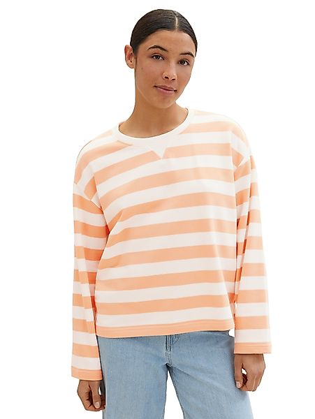 TOM TAILOR Sweatshirt in Streifenoptik günstig online kaufen