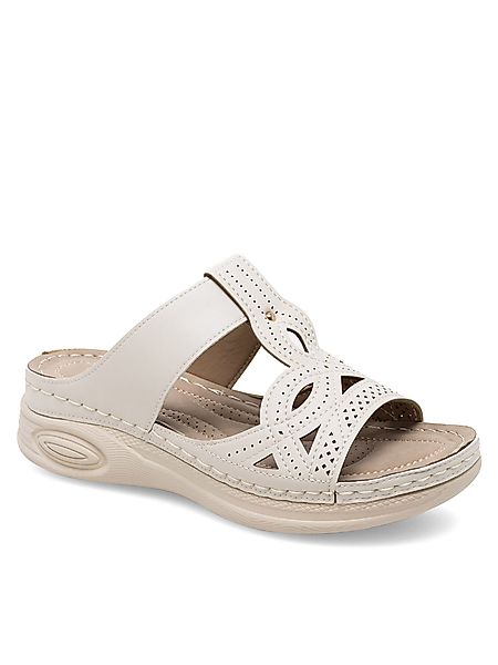 Clara Barson Pantoletten WYL0510-28 Beige Pantolette günstig online kaufen