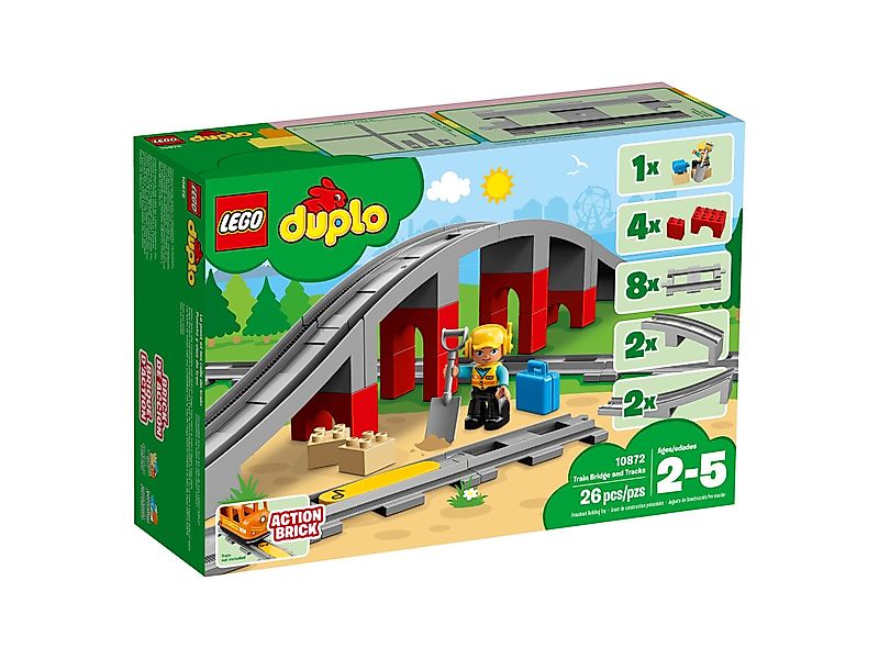 LEGO® Duplo 10872 Eisenbahnbrücke und Schienen günstig online kaufen