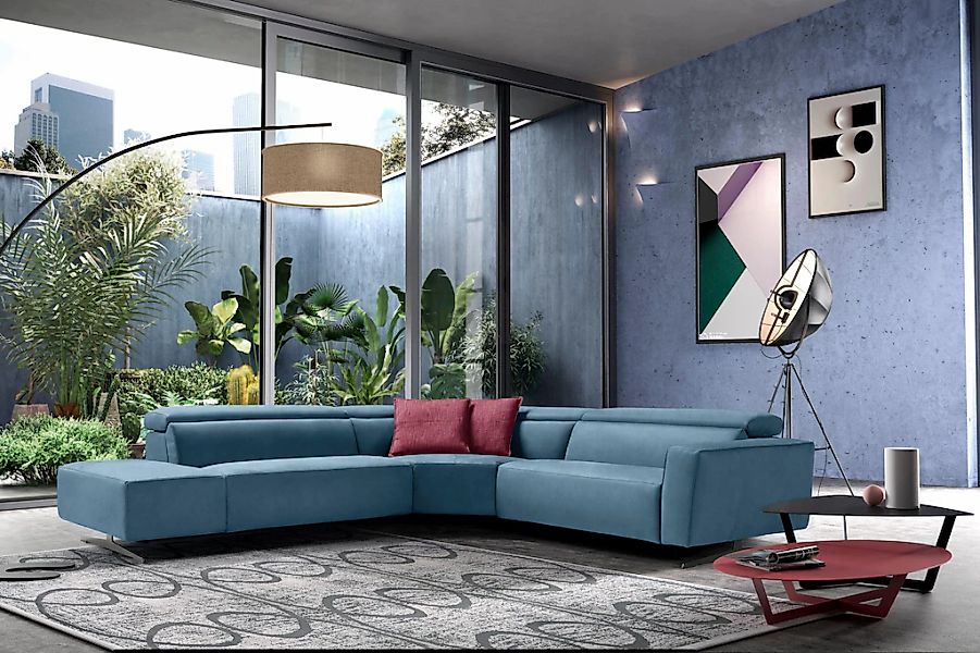 Egoitaliano Ecksofa "Stefanie-e, Designsofa der Extraklasse, bequem mit hoh günstig online kaufen